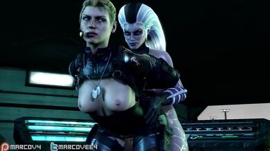 Cassie and Sindel's Lesbian Fury