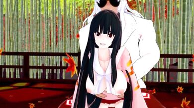 Kaguya Houraisan's Gangbang with Yakuza Mokou (by Punyuz/Inksaw114)