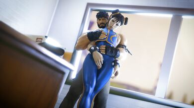 Thighfucking Chun-Li [Masturbation Mania]