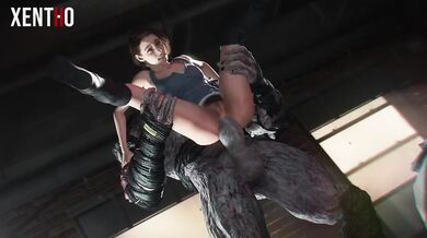 Jill Valentine Gets Fucked to the Limit by Monster Dicks - Xentho