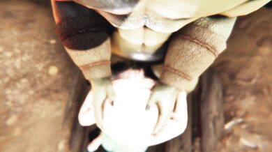 Orcs ravage the petite elven beauty
