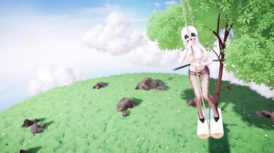 Insect Fucked by a Crazy Bitch on a Swing: Goutouren