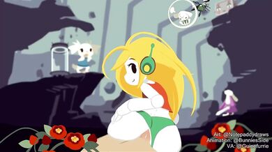 Curly Brace Rides the Cowgirl Reverse [Cave Story]