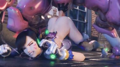 Deathmatch of the Sexy Cyborg D.Va versus the Seductive Hacker Sombra [Lvl3toaster]