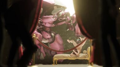 Awesome Cyborg Sex with D.VA and Her Mech in ZMSFM