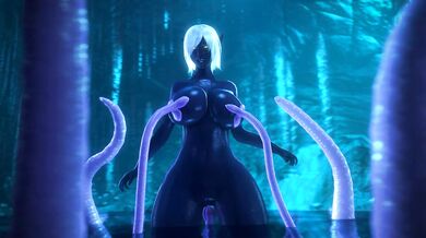 Tentacle Domination of Queen Nualia by noname55