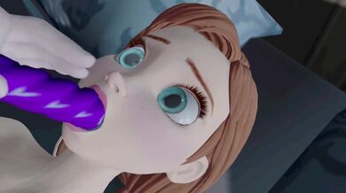 Elsa's Hot Muff Diving Action on Anna's Face [GopherBagel]