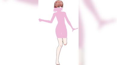 Busty Misaka Mikoto's Rough Anal Sex Session with Her Twin Brother