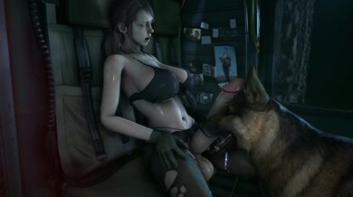 Busty Girl Quiet Gets Fucked by a Raging Canine, [Johndoe1970]