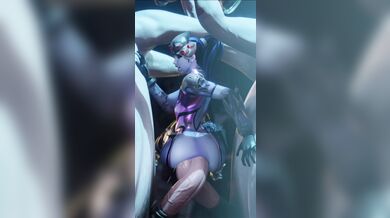 - Wet and Naughty Widowmaker Gets Ready for Rough Horseplay