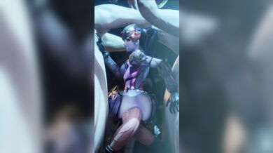- Wet and Naughty Widowmaker Gets Ready for Rough Horseplay