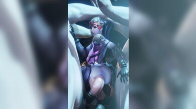 - Wet and Naughty Widowmaker Gets Ready for Rough Horseplay