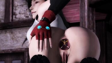 Tifa's Ass Devoured by the Toaster King [Anal Vore]