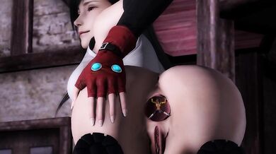 Tifa's Ass Devoured by the Toaster King [Anal Vore]