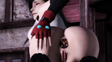 Tifa's Ass Devoured by the Toaster King [Anal Vore]