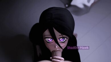 [4K] Rukia's Throat Fucking by Shadow Hawk