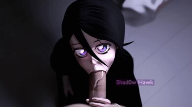 [4K] Rukia's Throat Fucking by Shadow Hawk