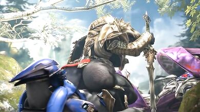 Sangheili: The Halo Warrior's Hardcore Fuck Session