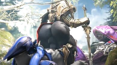 Sangheili: The Halo Warrior's Hardcore Fuck Session