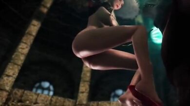 Werewolf Fucked by a Mage Whore