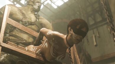 Sheva's Submission to the Monstrous Ustanak in Ultra-High Definition 4K