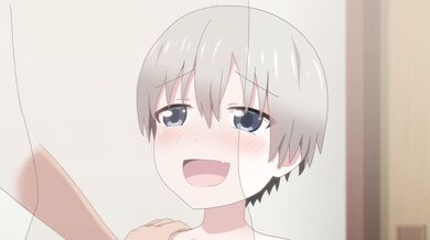 Gaping Uzaki-chan Receiving a Hard Dick to Titty Fuck in 'Kamuo'