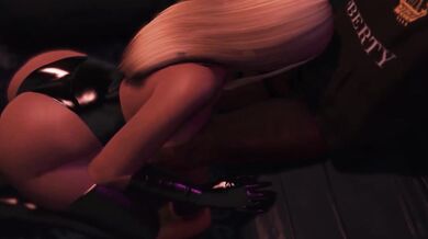 Thrilling Threesome: Nikki Doll, Tifa Lockhart and Lara Croft in GTA Online Action!