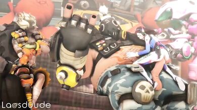 - D.Va Gets Banged by Roadhog in Laos - laosduude