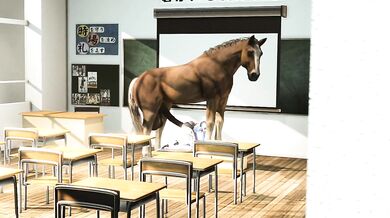 Marie Rose Gets Nailed by a Horse in 'Horse Video 138'