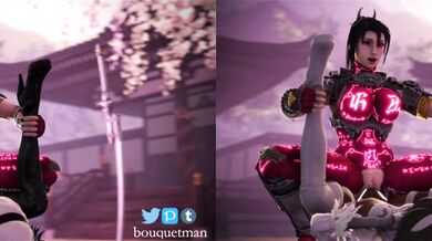 Taki and 2B's Hot Split-Screen Battle: The Bouquetman Returns!