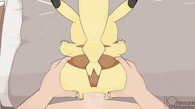 Pikachu Gets Nailed in the Ass by Nine Volts of Electricity