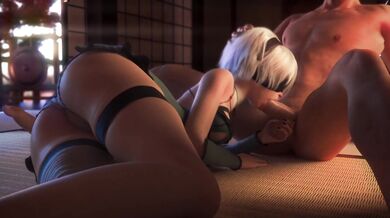 Bukkake in the Bedroom: A 2D Animation (Fetish Fantasy)