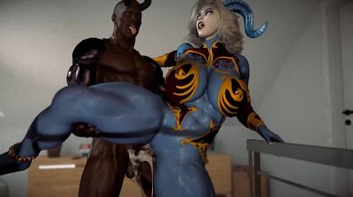 Steamy demon sex