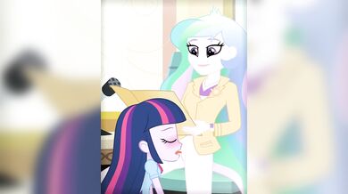 Celestia's Pet: Twilight Sparkle in MLP Hentai Animated Porn with Voiceovers