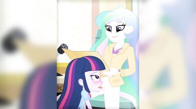 Celestia's Pet: Twilight Sparkle in MLP Hentai Animated Porn with Voiceovers