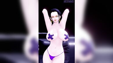 Unleashed Pleasure: Nico Robin's Seductive Swing [Thrusting Hips]
