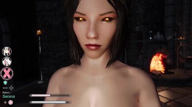 Dragon-f*cking Serana in Winterhold by Salmagros