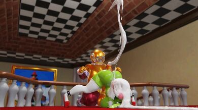 Emerald Ass Squeezes Gleaming Testicles [WyerframeZ]