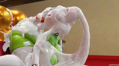 Emerald Ass Squeezes Gleaming Testicles [WyerframeZ]