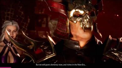 Game Over is the name of a hentai porn video featuring Kitana, an erotic cosplayer who loves playing video games while naked.