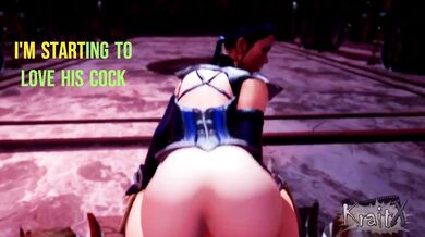 Game Over is the name of a hentai porn video featuring Kitana, an erotic cosplayer who loves playing video games while naked.