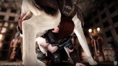 Bondage Slave Interrogated by Dominant Imperials in the Dungeons of Skyrim!