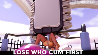 Princess Peach vs Queen Thwomppette: A Sexy Shadow Ball Battle