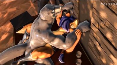 Carmelita's Foxy Tail vs. The Reptilian Invasion with MrSafetyLion