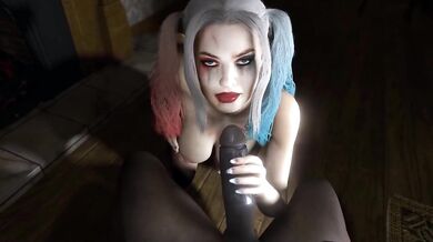 Harley Quinn's BBC Handjob: The Ultimate Cream Pie