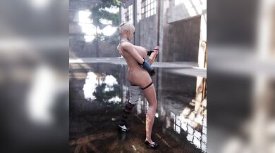 Erectile Dysfunction in the Rain: Kainé's Unexpected Hard-On [MilkyGirls]