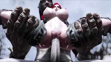 Ginormous Dick of the Mighty Male Ruins This Auburn-Haired Battle Bitch's Vagina