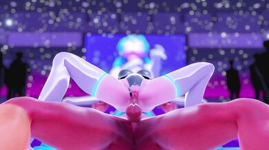 Hatsune Miku's Pussy-Licking, Ass-Slapping Dance of Sexual Ecstasy After the Race (Queen Outfit)