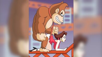 Donkey Kong's Pounding of Pauline with Sound Looped
