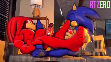 Sexual Encounters of Sonic and Knuckles in 'Hot Sex Part 3' [RTZero]